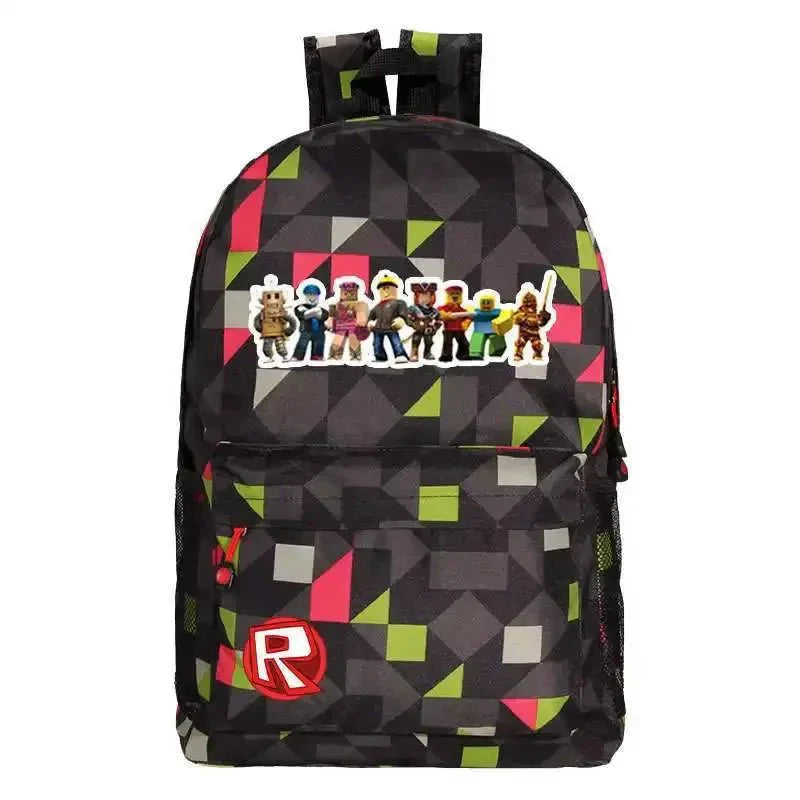 Roblox School Backpack – Durable Kids Backpack With Laptop Compartment Bag