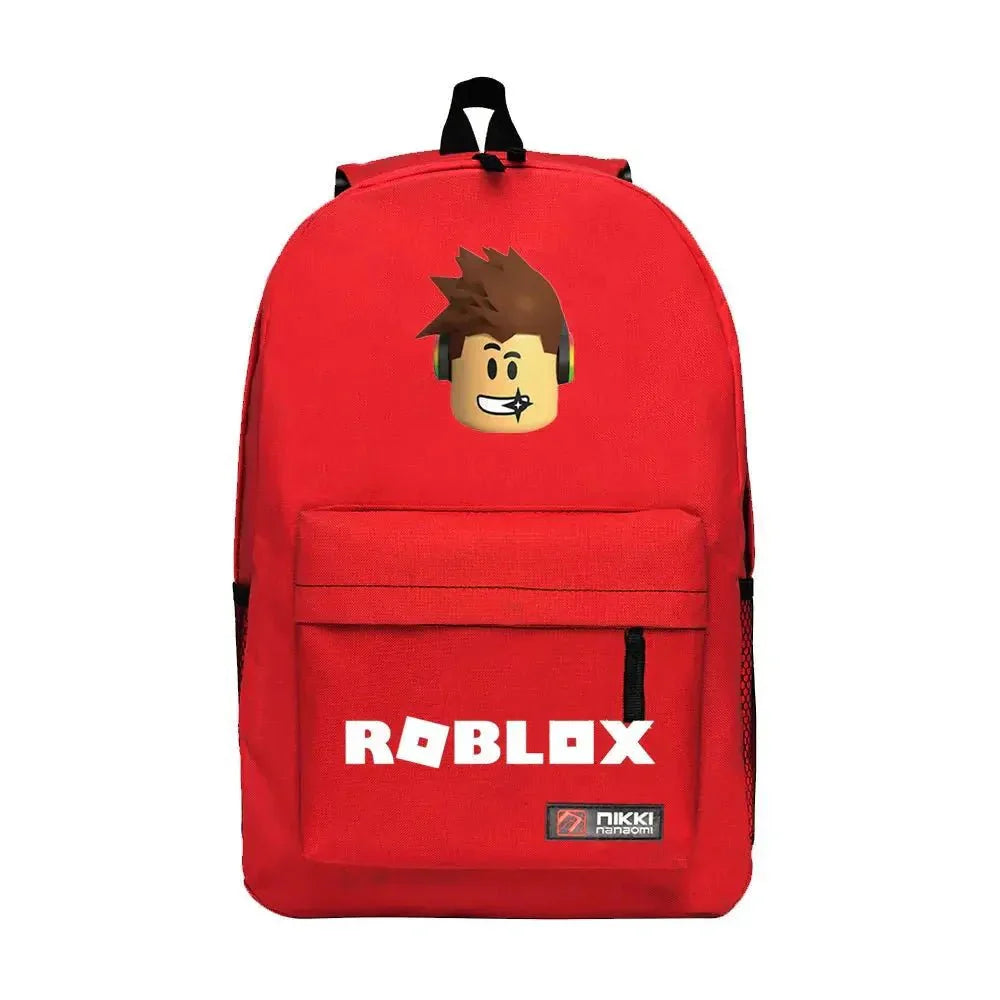 Roblox School Backpack – Durable Kids Backpack With Laptop Compartment Bag