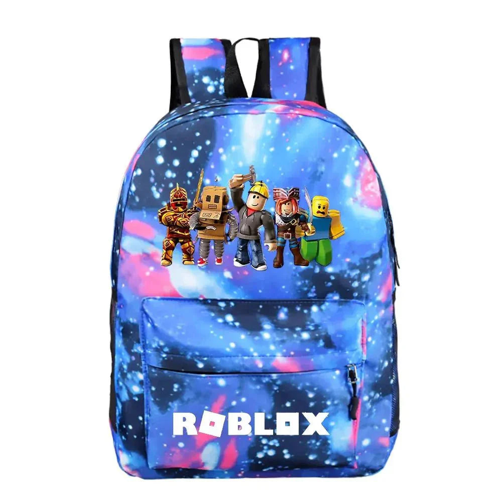 Roblox School Backpack – Durable Kids Backpack With Laptop Compartment Bag