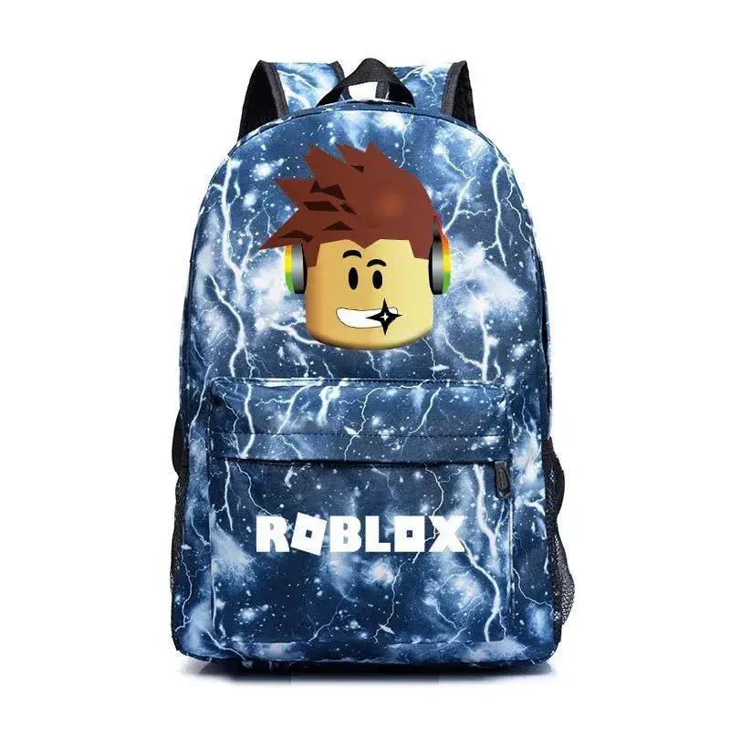 Roblox School Backpack – Durable Kids Backpack With Laptop Compartment Bag
