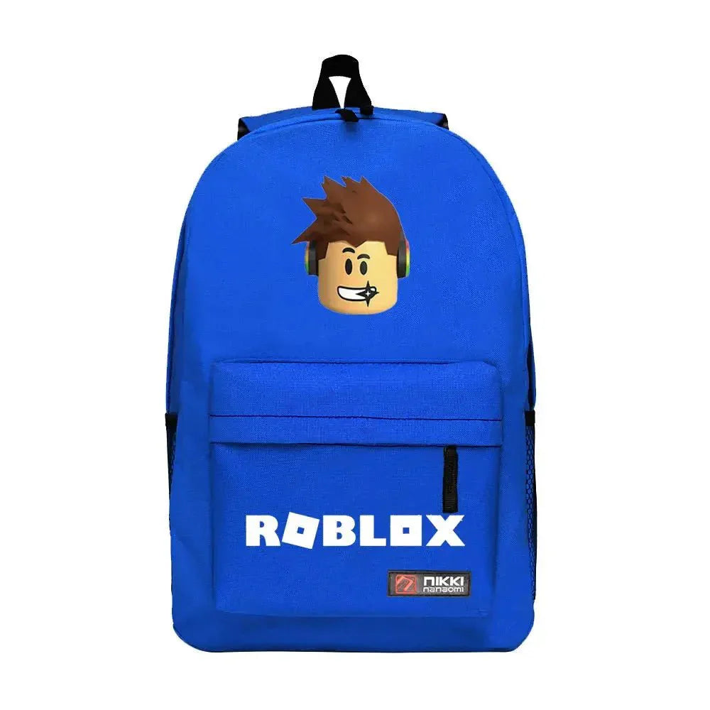 Roblox School Backpack – Durable Kids Backpack With Laptop Compartment Bag