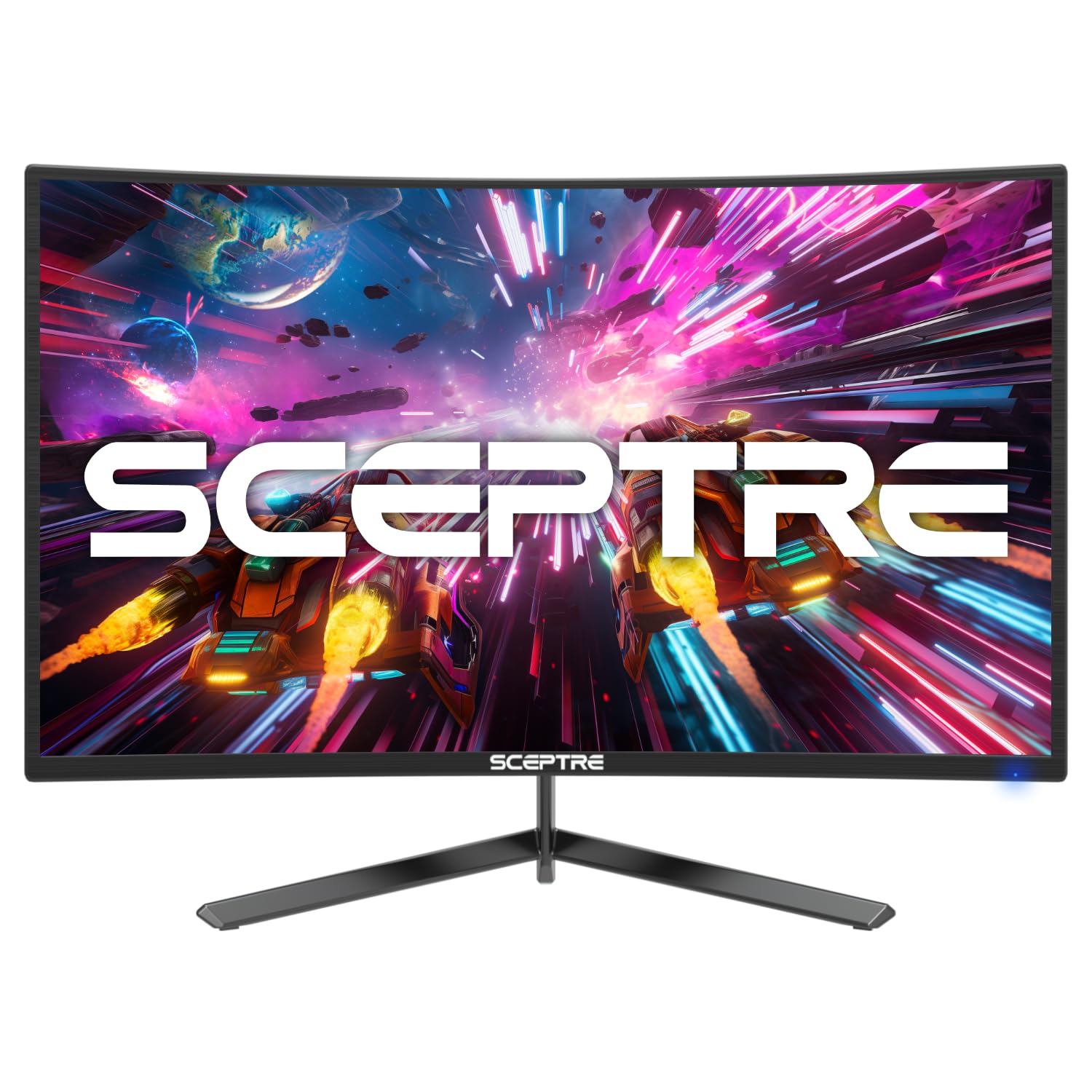 Curved Gaming Monitor 24 Inch Full HD 1080p Display | High Refresh Rate, VESA Wall Mount