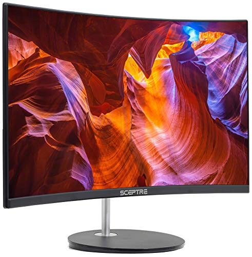 Curved Gaming Monitor 24 Inch Full HD 1080p Display | High Refresh Rate, VESA Wall Mount