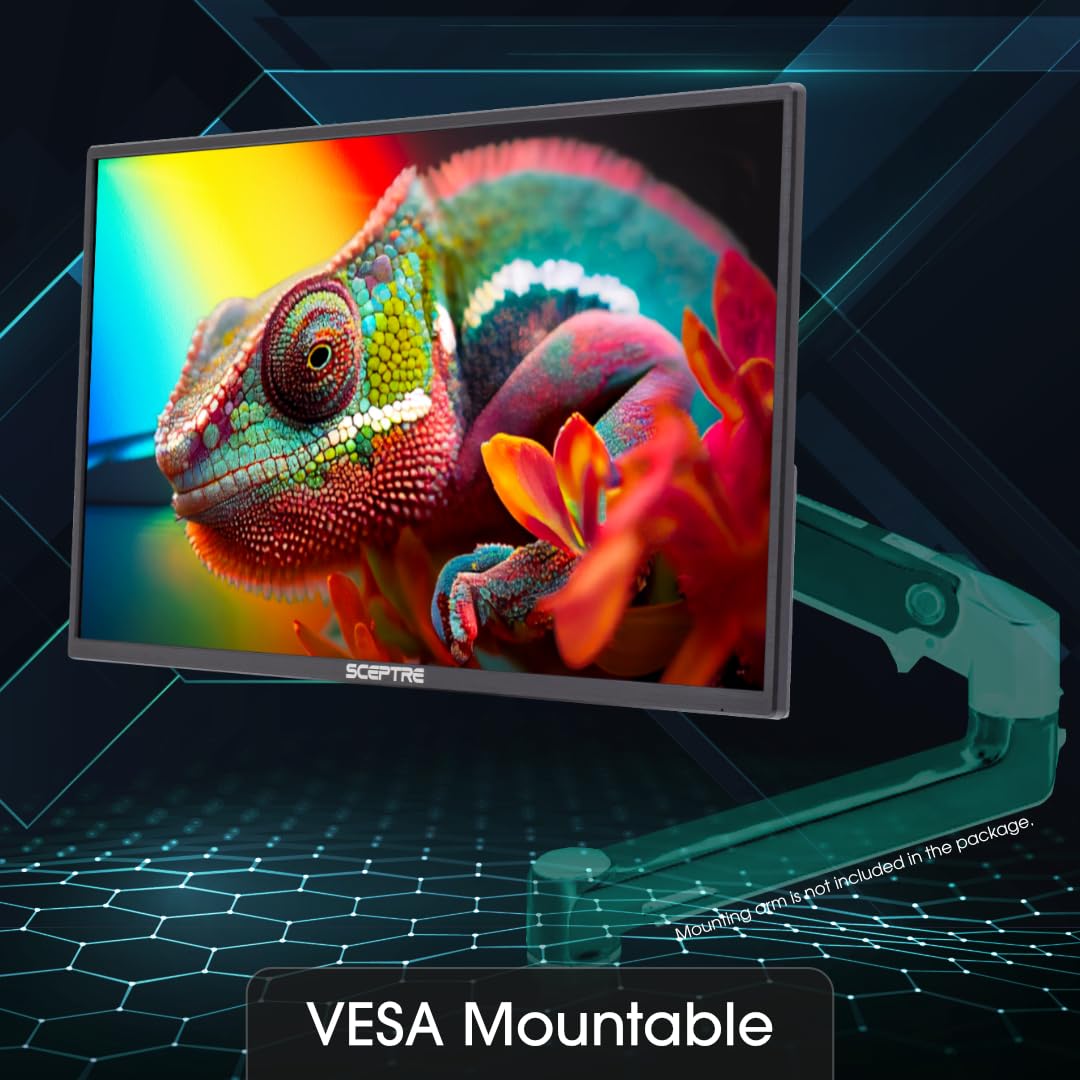 Curved Gaming Monitor 24 Inch Full HD 1080p Display | High Refresh Rate, VESA Wall Mount