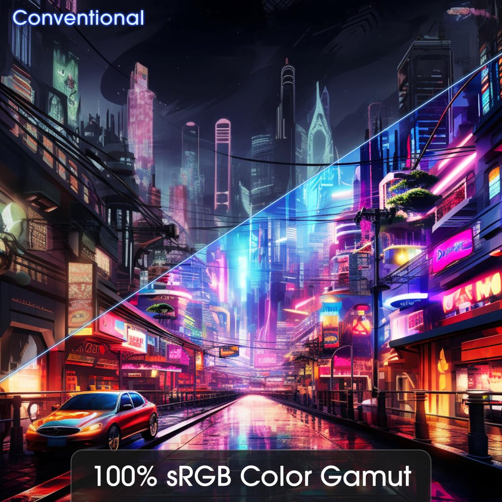 Curved Gaming Monitor 24 Inch Full HD 1080p Display | High Refresh Rate, VESA Wall Mount