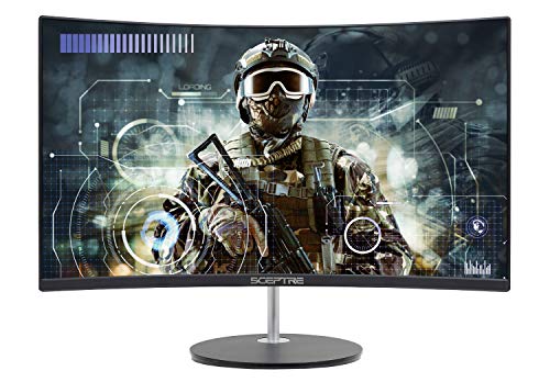 Curved Gaming Monitor 24 Inch Full HD 1080p Display | High Refresh Rate, VESA Wall Mount