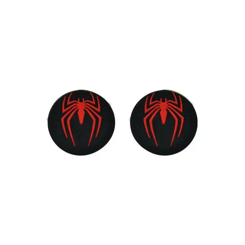 Spiderman Thumb Grip Caps for Playstation 5 and Xbox Series Controllers - Game Joystick Accessories