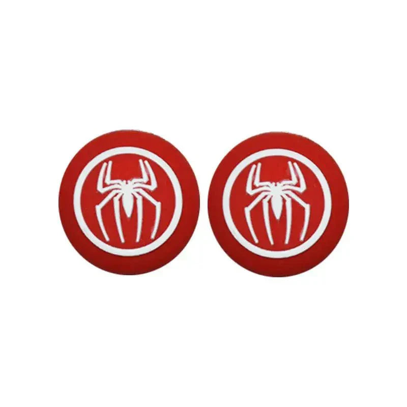 Spiderman Thumb Grip Caps for Playstation 5 and Xbox Series Controllers - Game Joystick Accessories