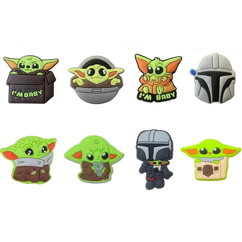 Star Wars Shoe Charms – Cartoon Sandal Clips & Secure Buckle Accessories