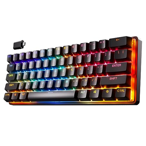 Adjustable Gaming Keyboard – SteelSeries Apex Pro HyperMagnetic RGB Backlit OLED Display