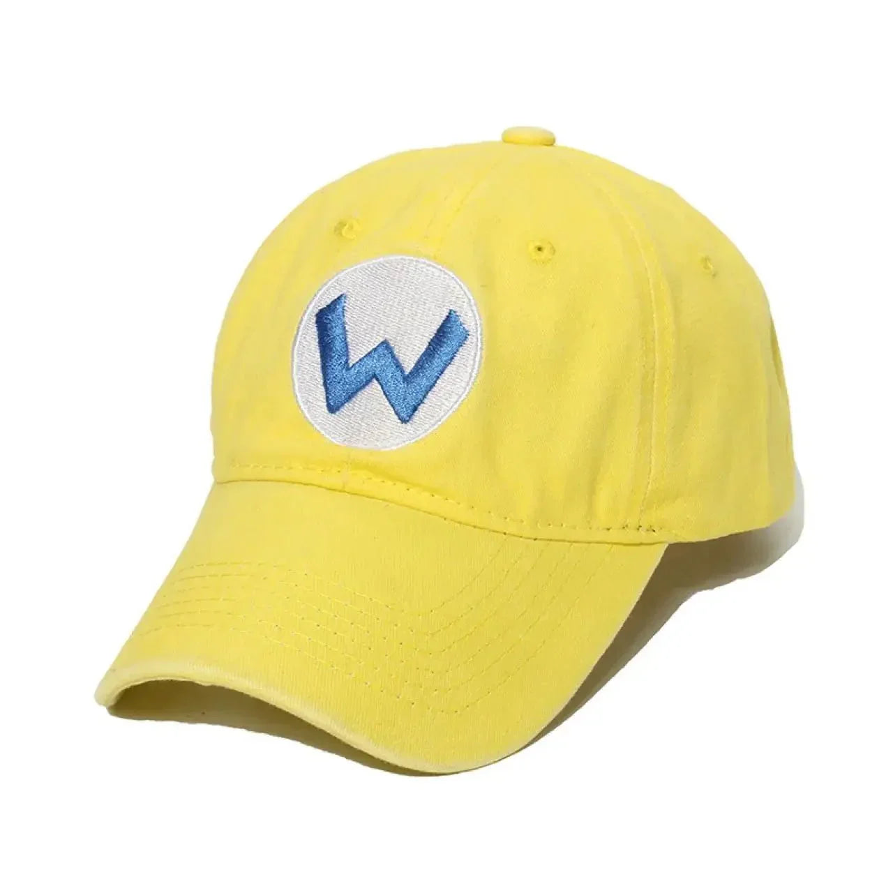 Super Mario Luigi Hat - Adjustable Cotton Baseball Cap With Canvas Sunshade