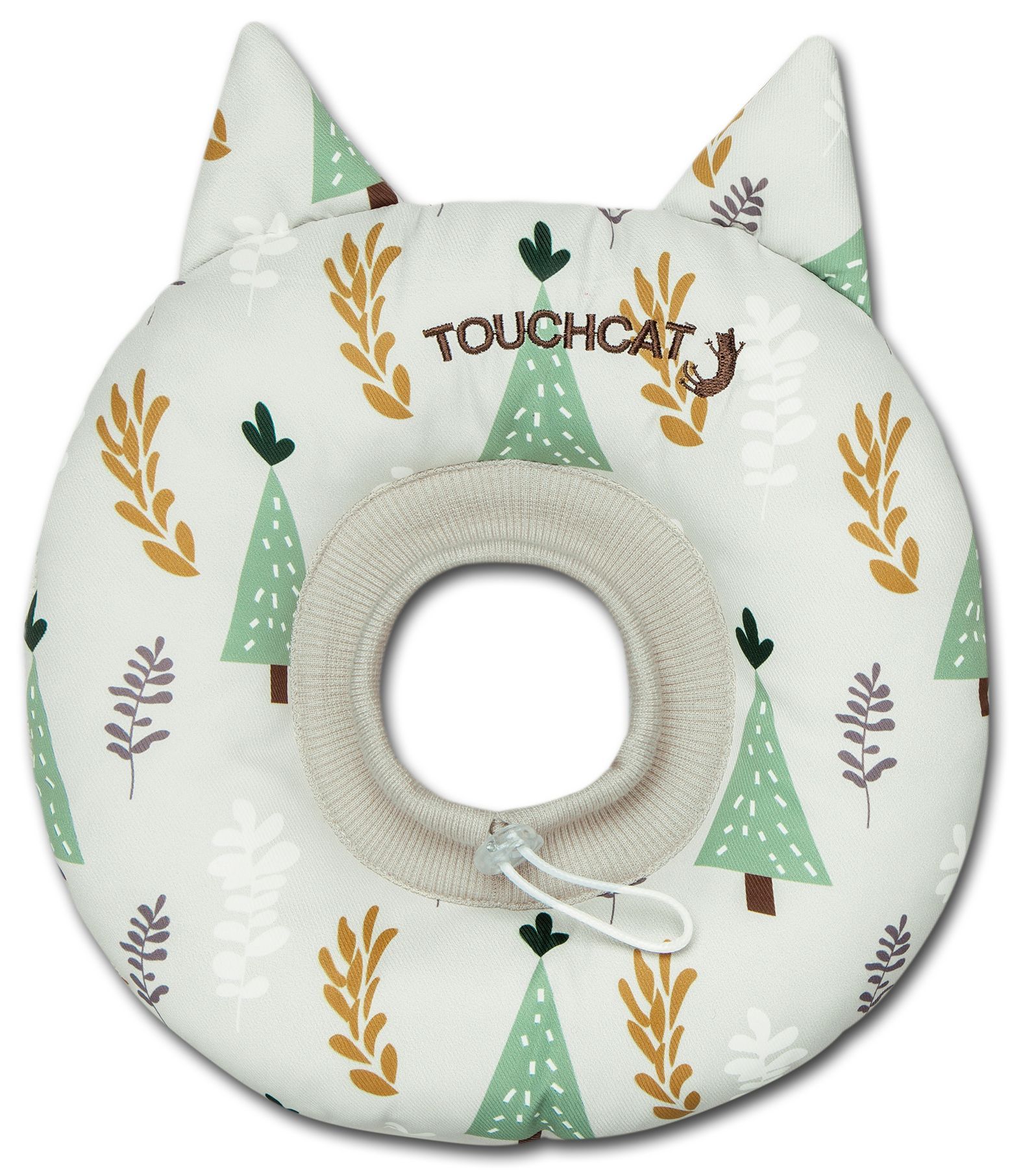 Touchcat ® 'Ringlet' Licking and Scratching Adjustable Pillow Cat Neck Protector