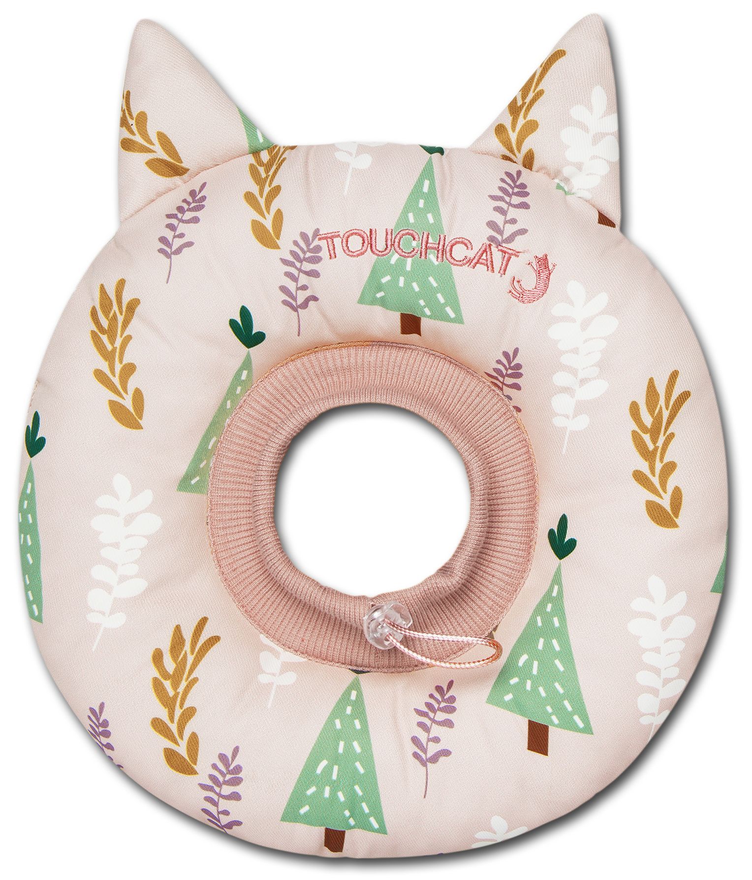 Touchcat ® 'Ringlet' Licking and Scratching Adjustable Pillow Cat Neck Protector