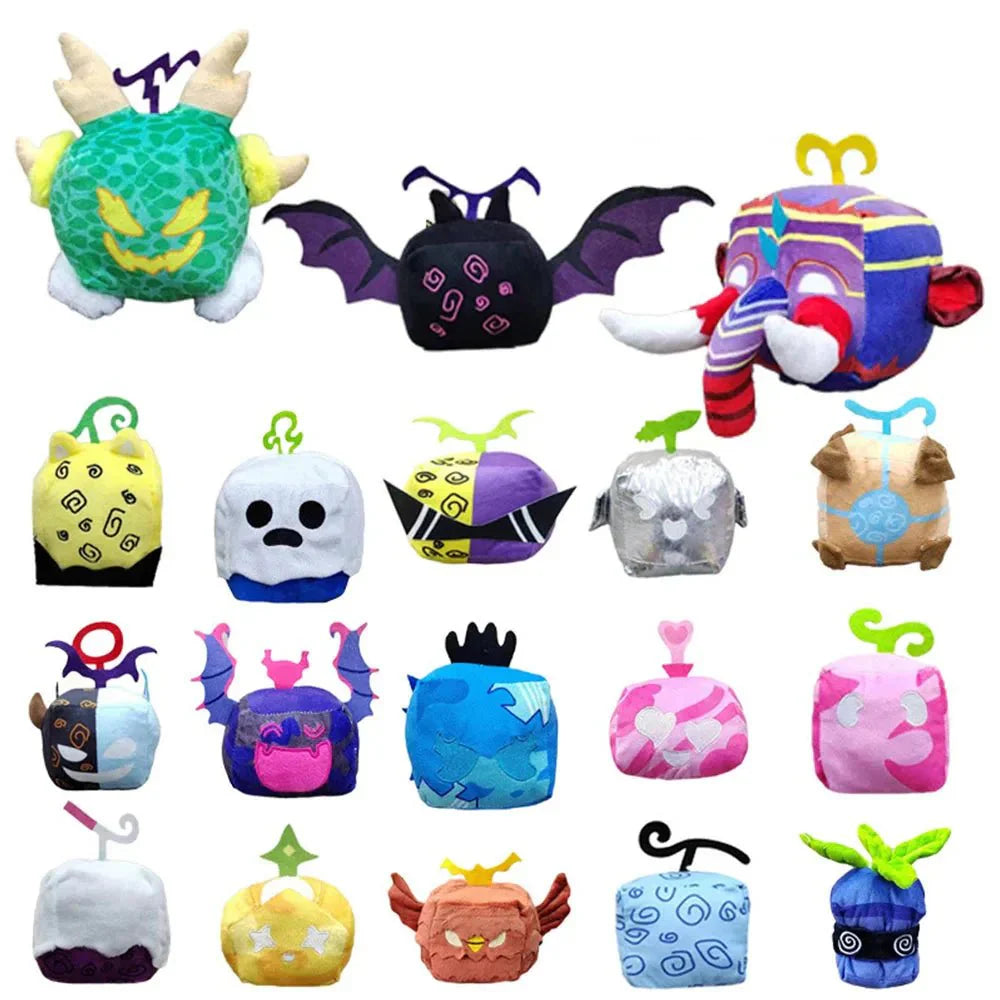 Vibrant Anime Blox Fruits Plush Collectible