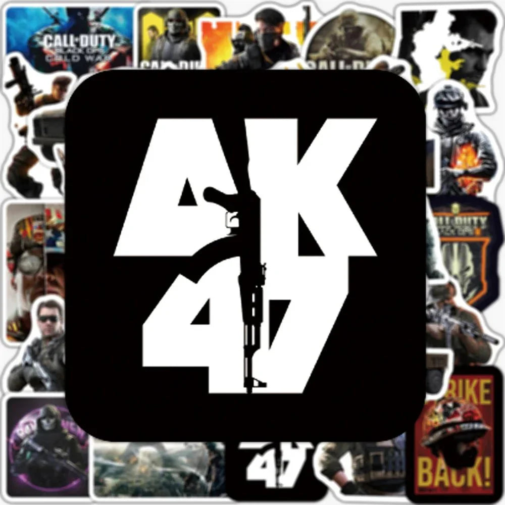 Call of Duty Stickers - 10 Piece Durable Vinyl Gaming Laptop Decals Set