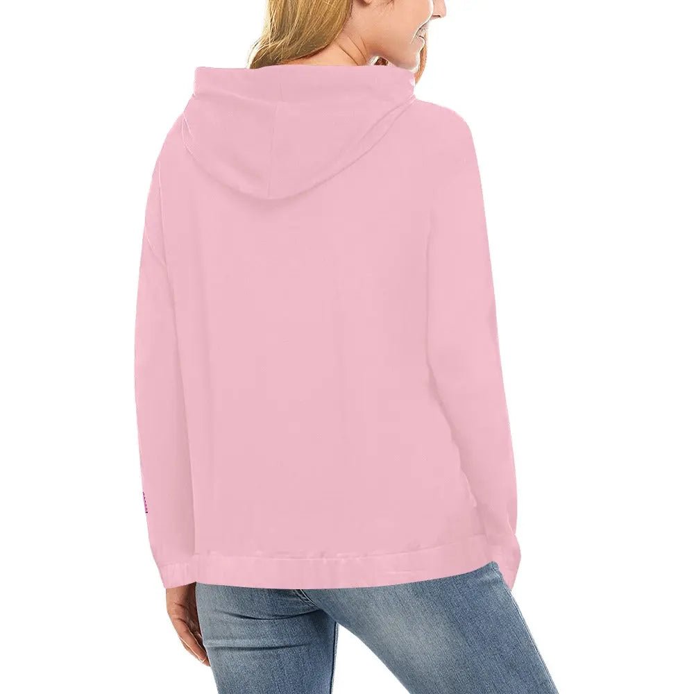 Women's Printed Hoodie - Cozy All Over Print Hoodie with Drawstring Hood & Kangaroo Pocket