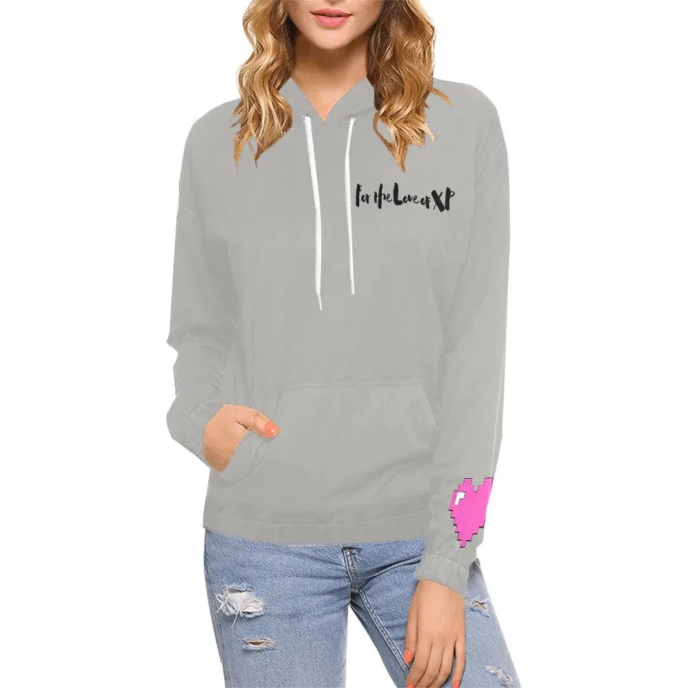 Women's Printed Hoodie - Cozy All Over Print Hoodie with Drawstring Hood & Kangaroo Pocket