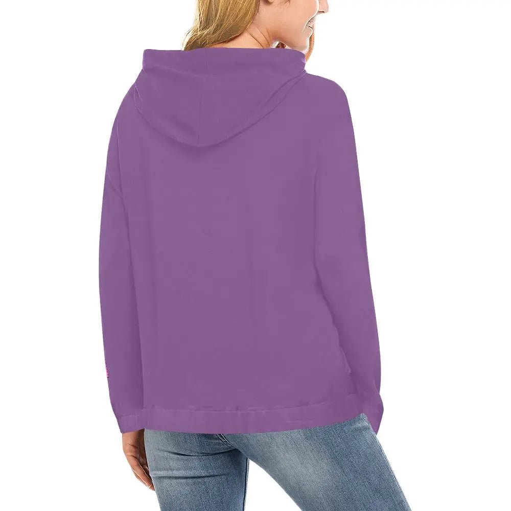 Women's Printed Hoodie - Cozy All Over Print Hoodie with Drawstring Hood & Kangaroo Pocket