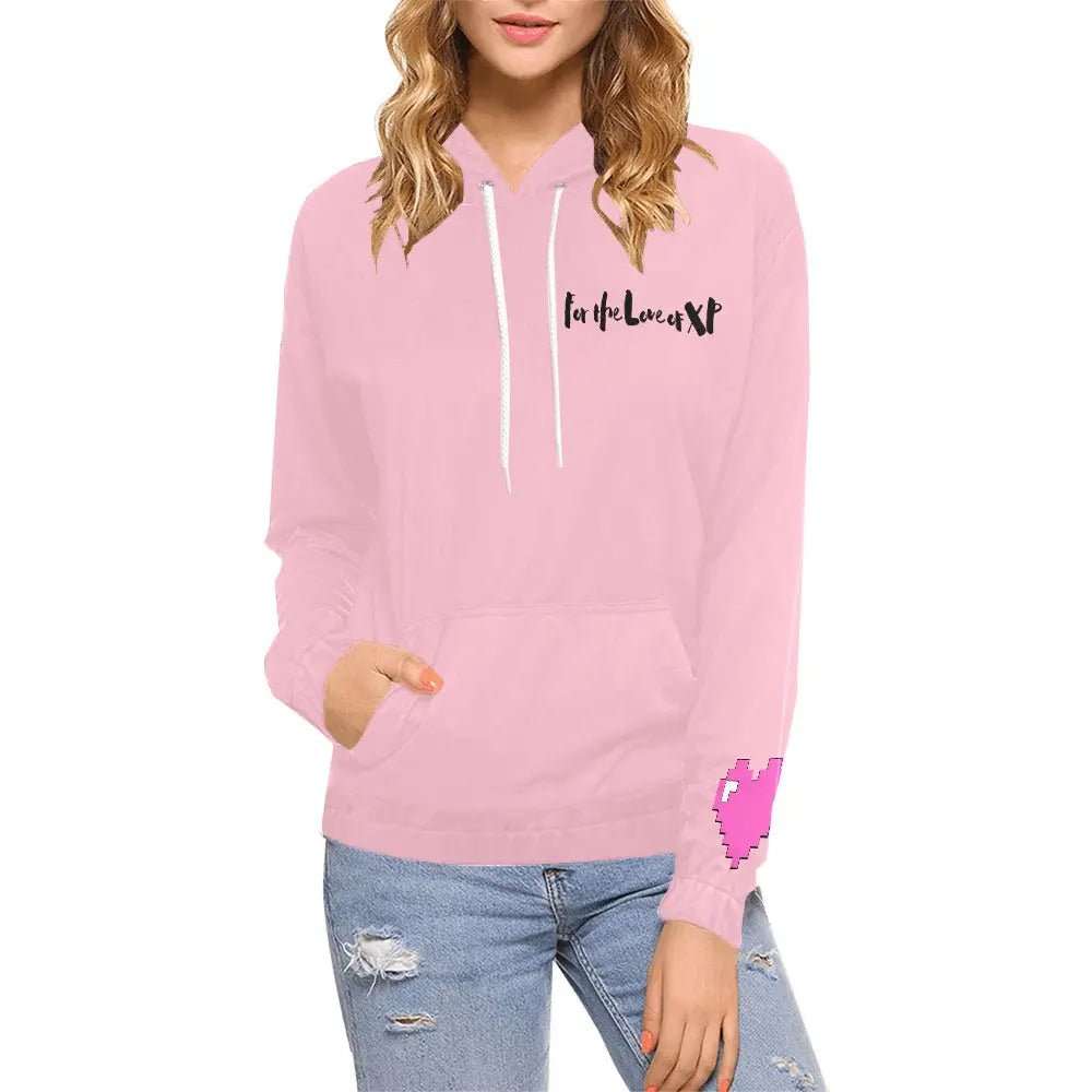 Women's Printed Hoodie - Cozy All Over Print Hoodie with Drawstring Hood & Kangaroo Pocket
